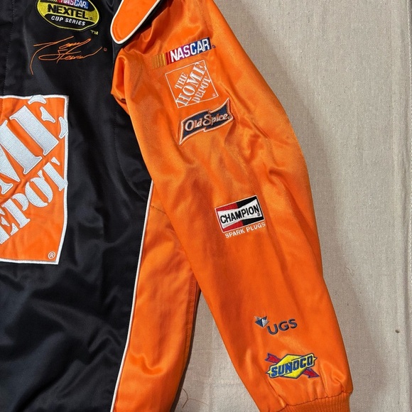 Vintage Chase Authentics Tony Stewart Home Depot Nascar Jacket Mens Sz Large - Picture 5 of 9